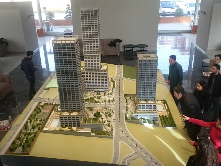 Ataşehir Modern architectural model project