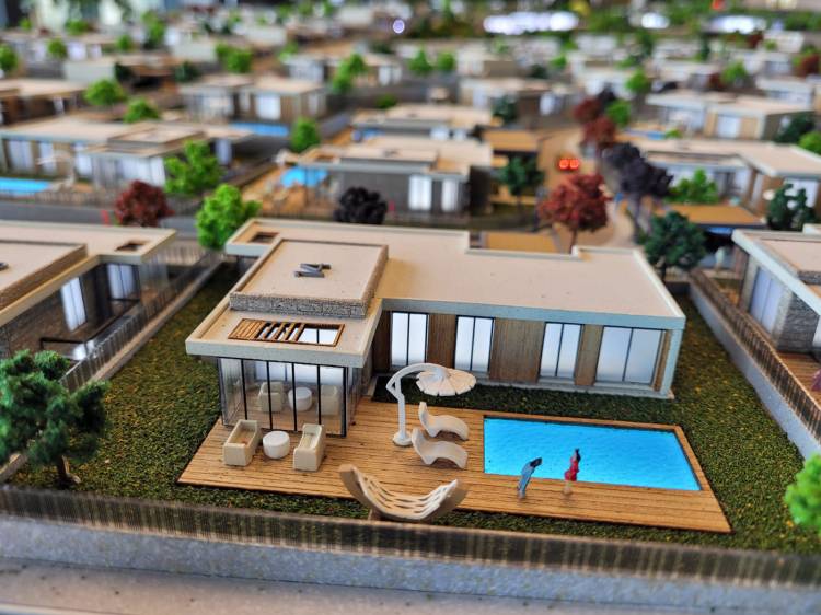 Kekliktepe Urla architectural model project