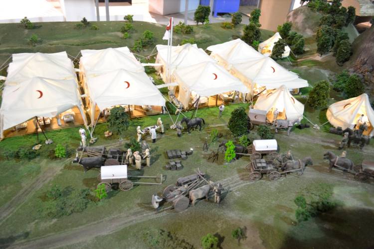 Diorama of War architectural model project